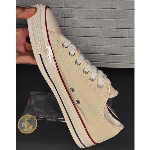 Sepatu Converse 70s Premium All Star Chuck Taylor CT Low Pendek Pria Wanita Warna Putih Hitam Murah-7