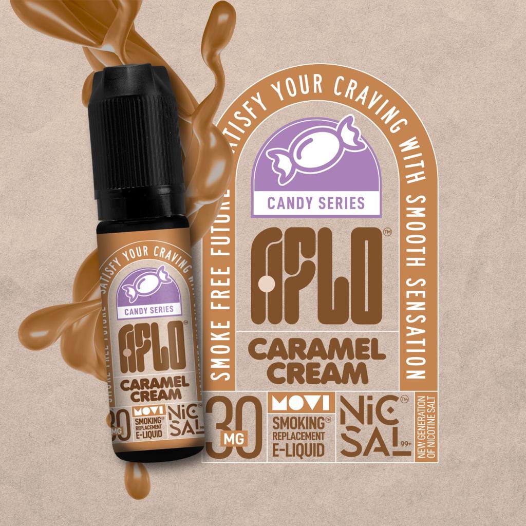 Aflo Caramel Cream Salt Nic 15ML by MOVI