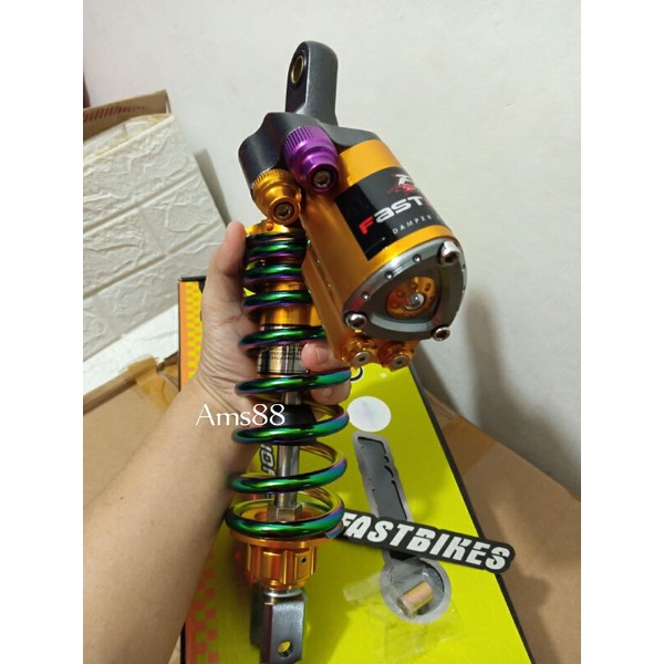 ShockBreaker Shock Belakang FastBikes New uk 310mm Shock Matic Tabung Series New Vario 110 -Beat - Scoppy - Fino - Xeon - Mio Dll