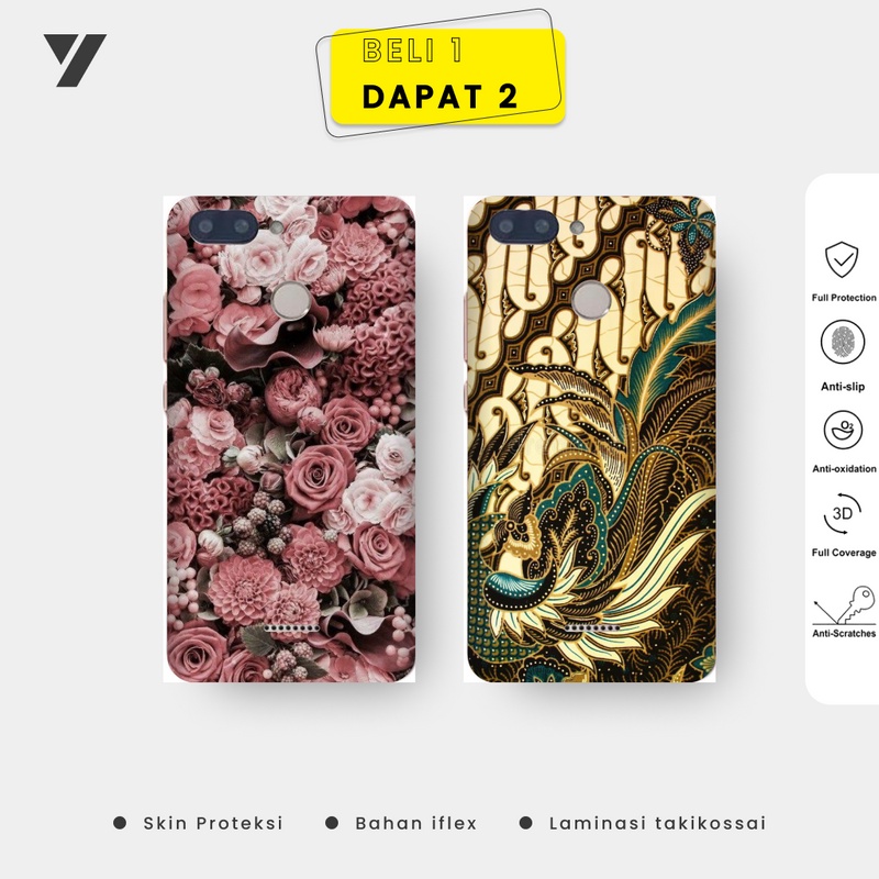 Garskin Hotwav M6 [Dapat 2 Garskin] - Motif 2
