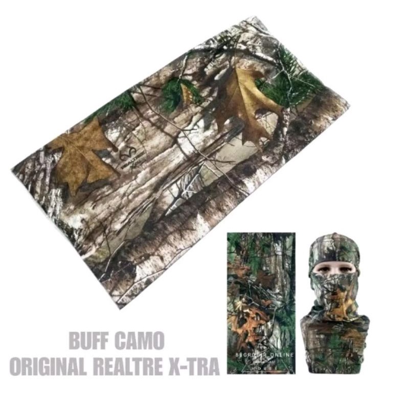 Masker Motor Baff Multiguna motif Camo Kamuflase Ranting Pohon Import