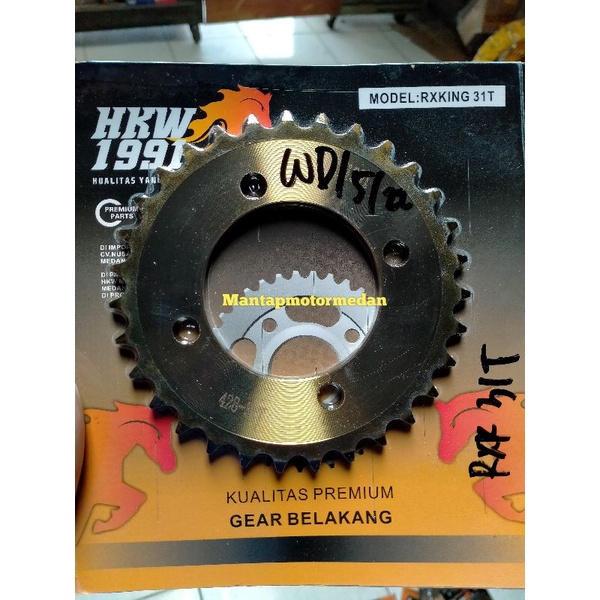 Jual Gear Gir Gigi Tarik Belakang Sepuhan Yamaha RX King Jupiter Z MX