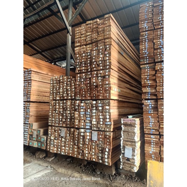 kayu meranti merah oven ,400x6x15