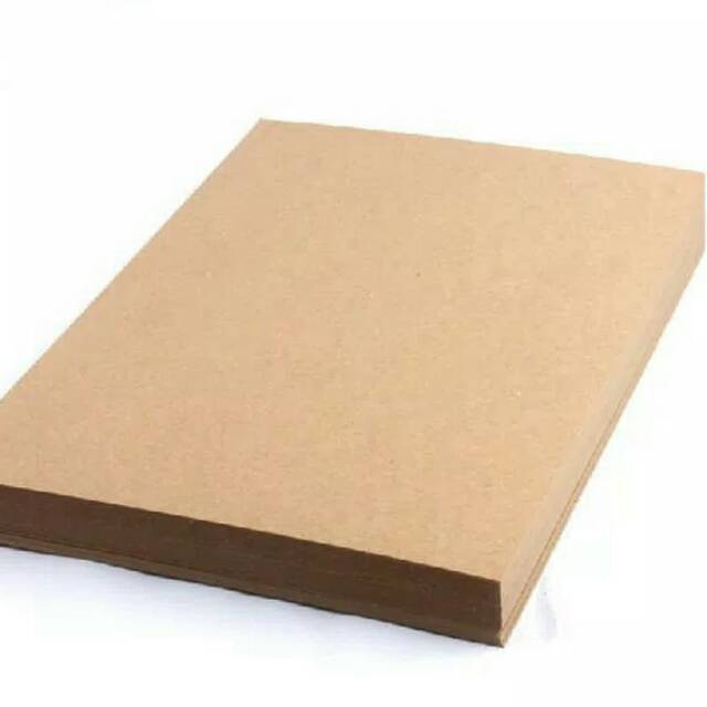 

Kertas Kraft | Kertas Samson Coklat 80gr sudah potongan cocok untuk pembungkus/ selimut kado dalam box