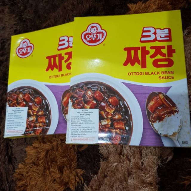 

Saus cair jjangjang instant jjajjang instant black bean sauce ottogi