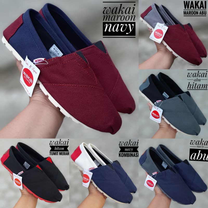 Sepatu slip on WAKAI tag vietnam [ PART 1 ]