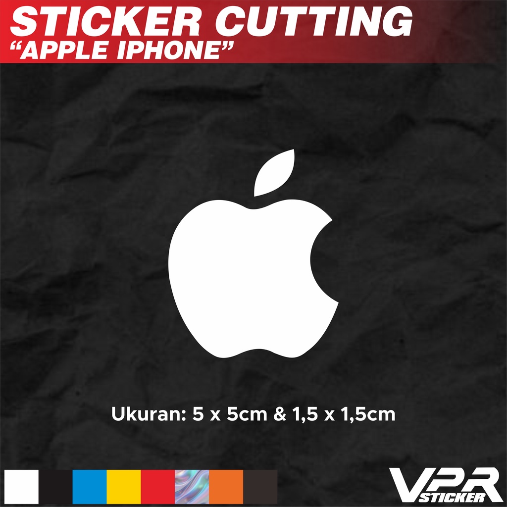 

STIKER/STICKER CUTTING APPLE IPHONE