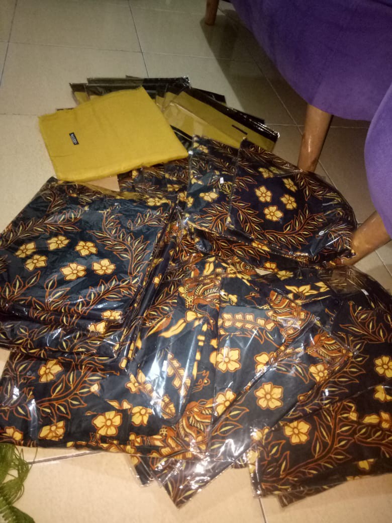 Manuk Kuning Maura Couple-sania Ruffle Batik Couple Ori Ndoro Jowi Dnt Garansi Termurah Shopee Mera