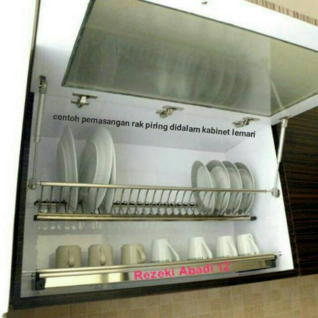 Rak Piring Gelas 90cm Stainless