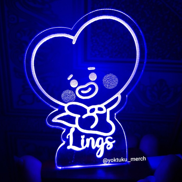 Lampu Hias Custom Kado Wisuda (BTS, EXO, 1D, NCT, KPOP)