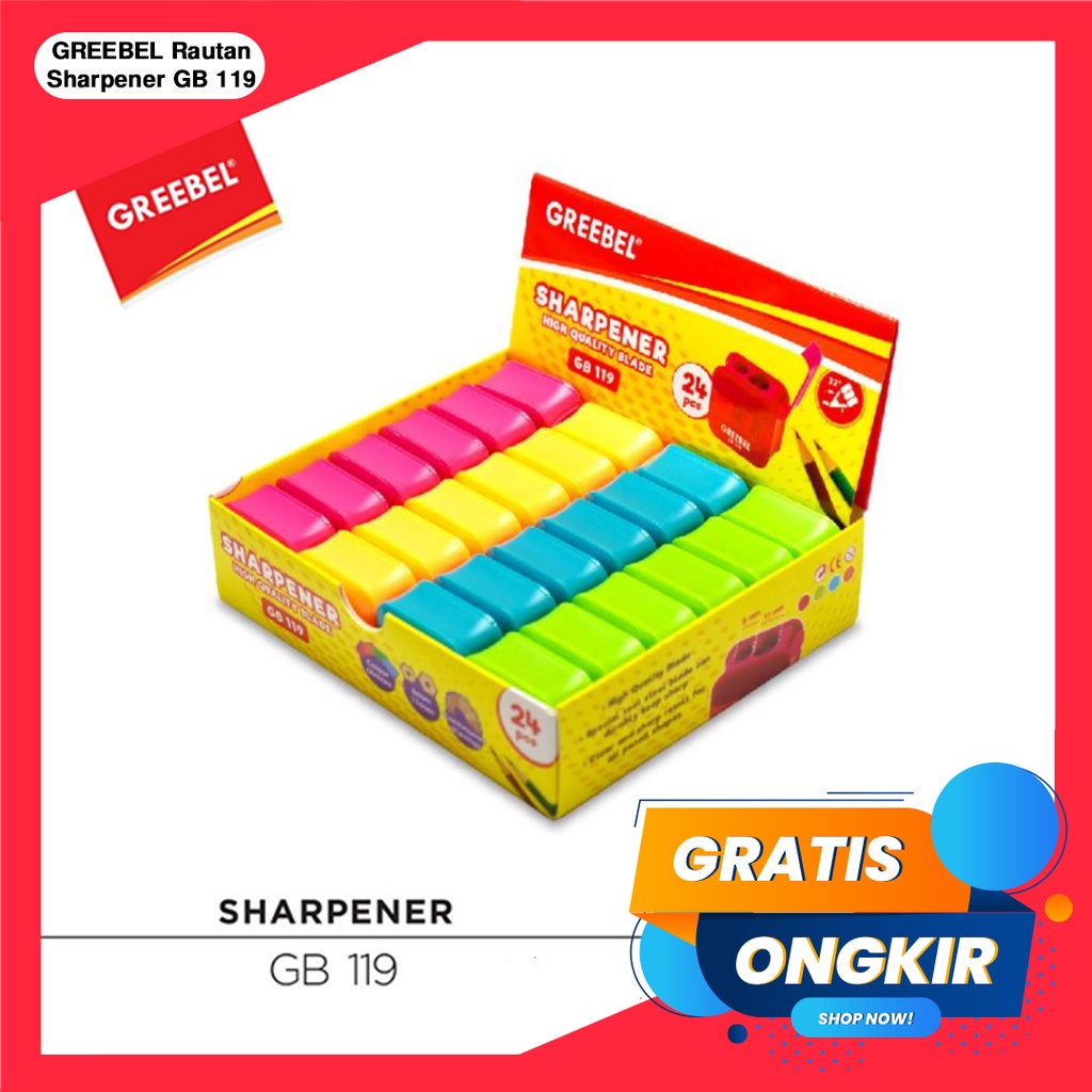 365 GREEBEL Rautan Sharpener GB 119 satuan