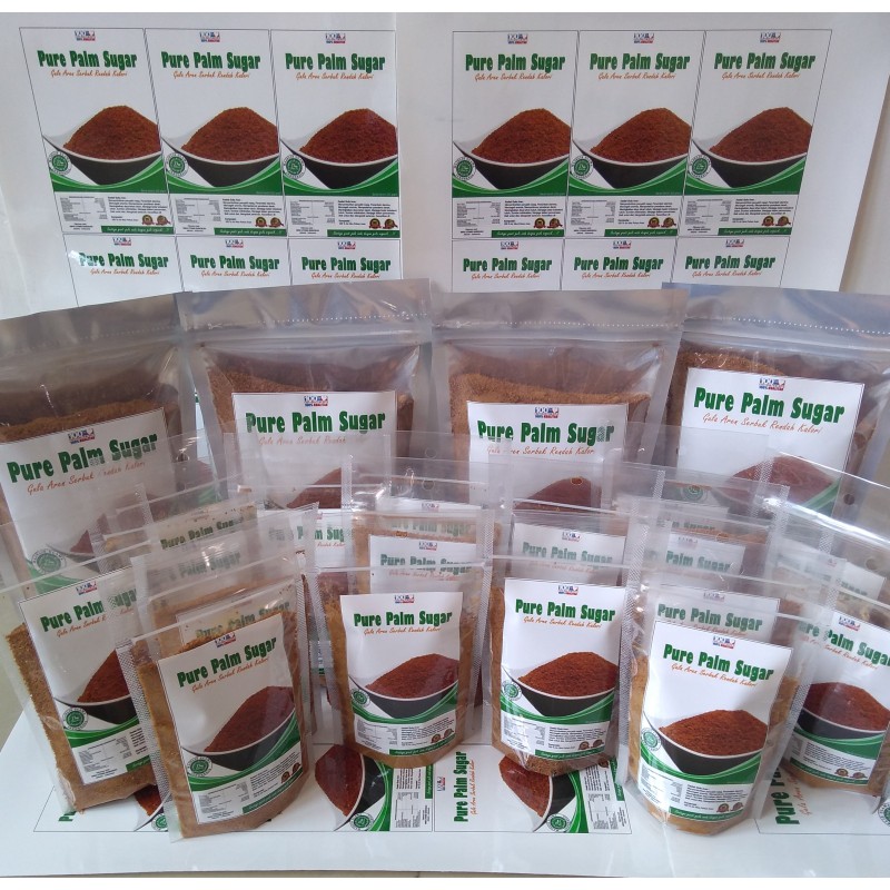 Pure Palm Sugar | Gula Aren Murni 100% Kwalitas Super Premium - Netto 200 gram