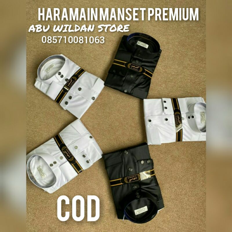 Gamis/Jubah AL HARAMAIN VIETNAM/Saudi Manset Premium Ori Size 52