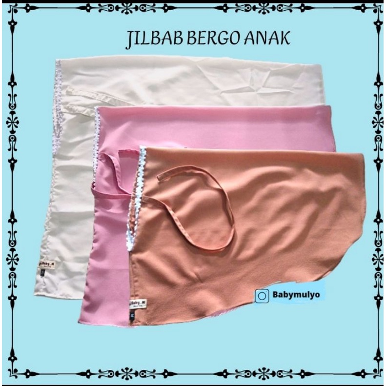 JILBAB BERGO MARYAM KIDS