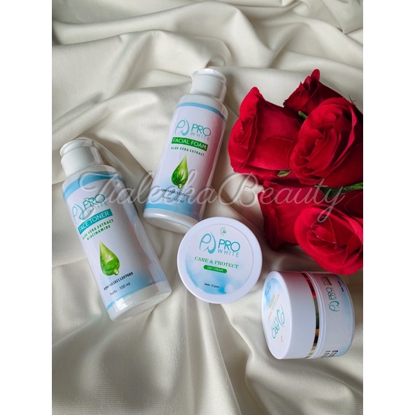 [BPOM] Paket Wajah Prowhite Skincare Glowing/Skincare Brightening Lengkap Toner/Facial Wash/Day crea