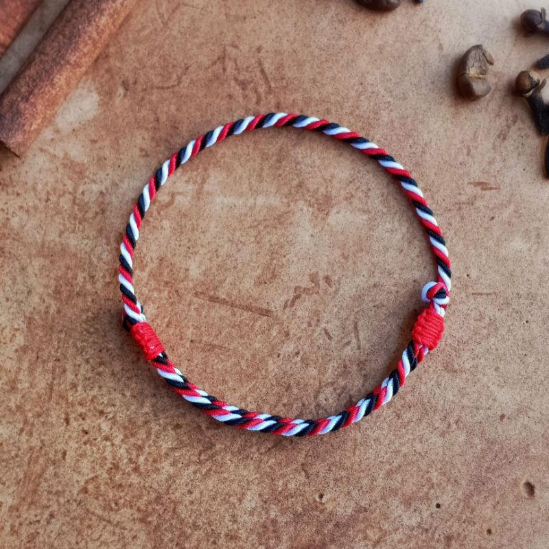 CRAFTDEWATA Gelang Tridatu Slot Original Anti Air Khas Bali Tridatu Pasupati Bali Gelang Asli Bali