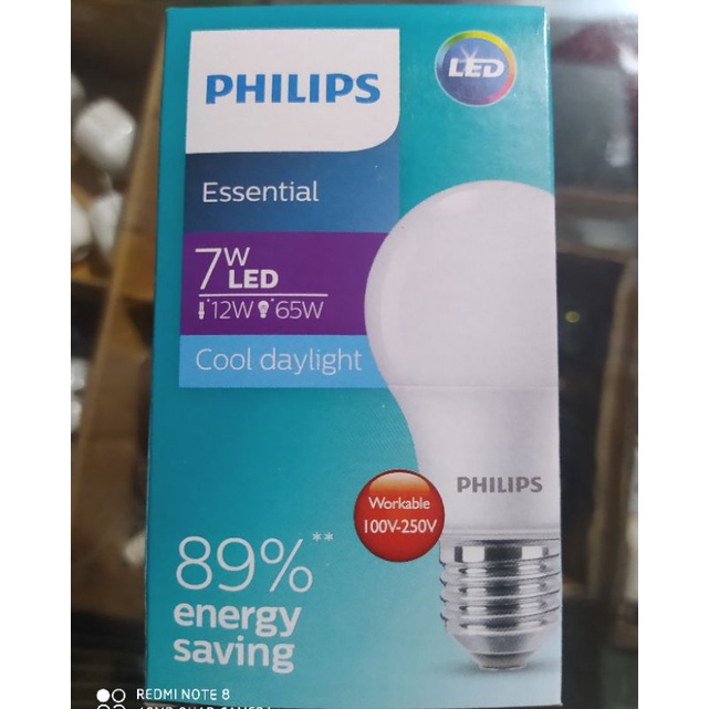 LAMPU LED PHILIPS 7 WATT PUTIH