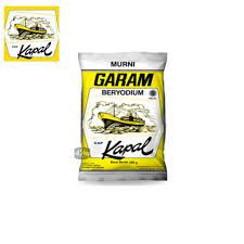 

Garam Murni Beryodium Cap Kapal 250 gram