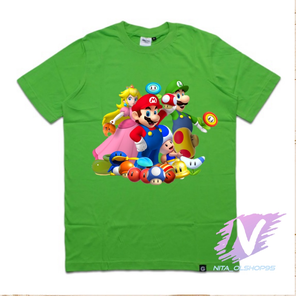 BAJU ANAK SUPER MARIO kaos anak super Mario GAME