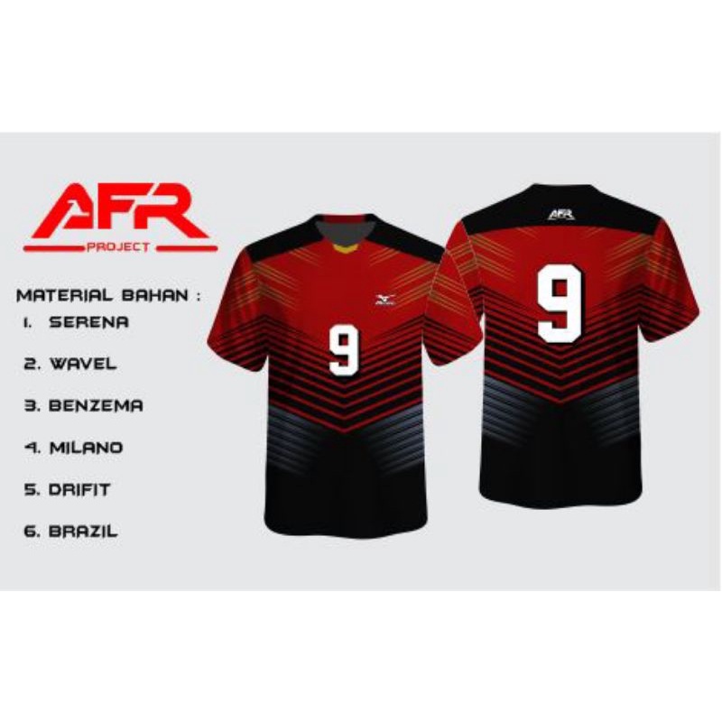 Jersey Custome Voli Futsal Sepak Bola