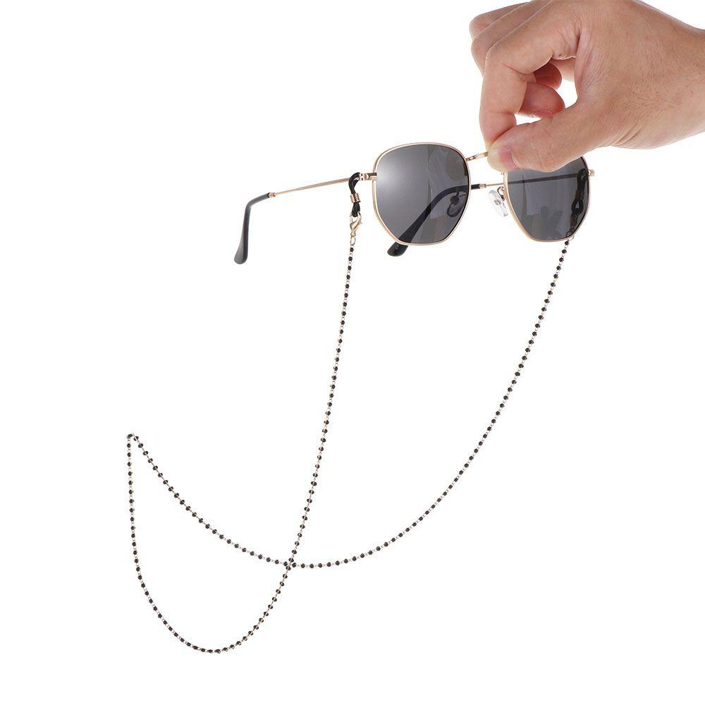 Lily Rantai Manik-Manik Logam Fashion Extender Tali Leher Cord Holder Kacamata Baca