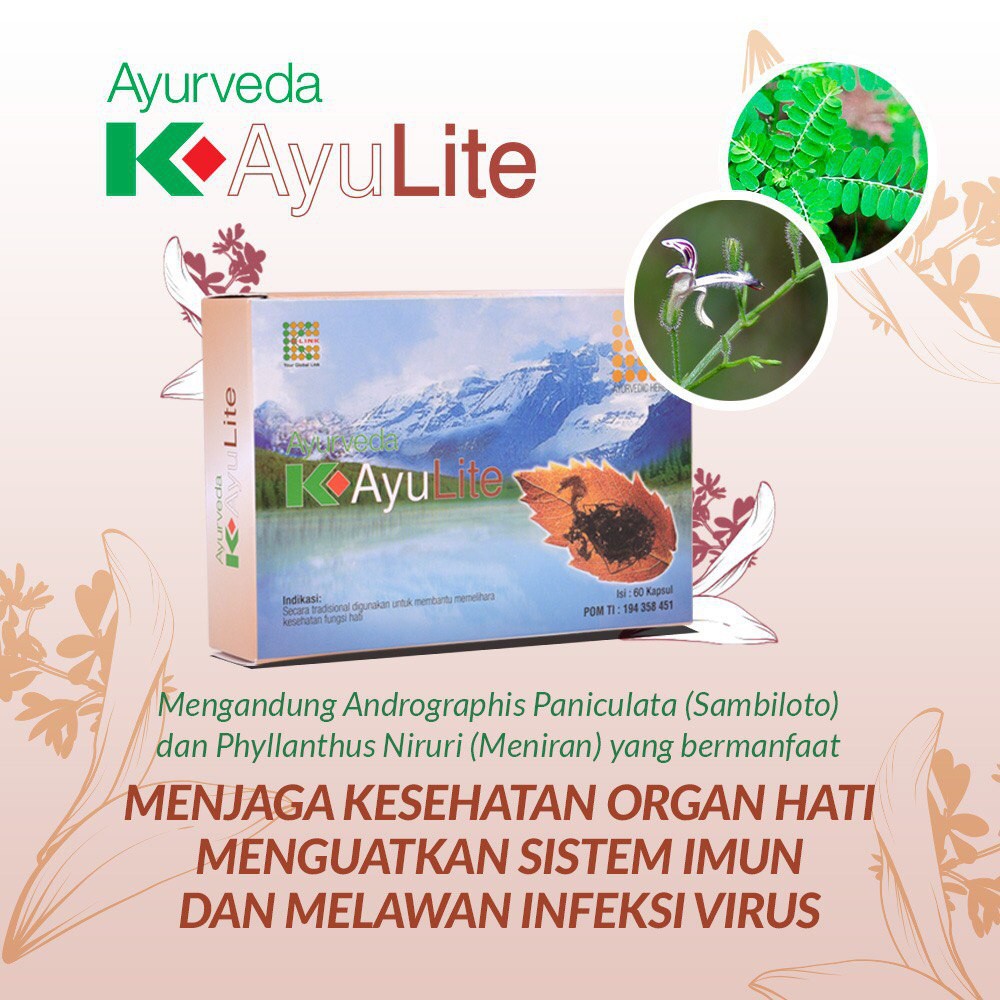 

Ayu Lite / K-Ayuverda AyuLite Menjaga Kesehatan Fungsi Hati / Kolesterol