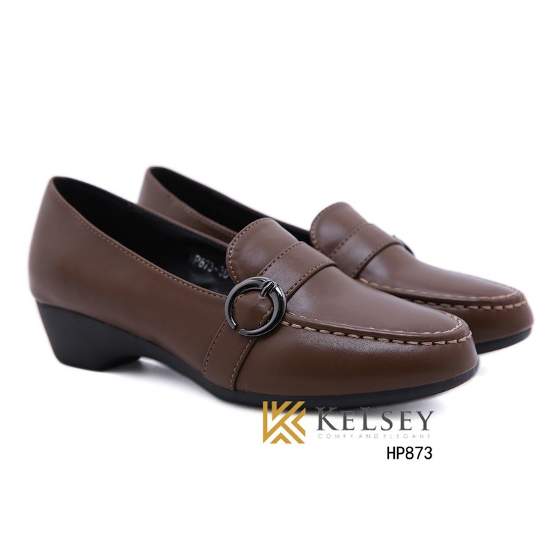 (GRATIS ALAS KAKI) RESTOCK!!  NICOLE SEPATU KERJA WANITA KELSEY HP873 SEPATU KULIT HEELS WANITA