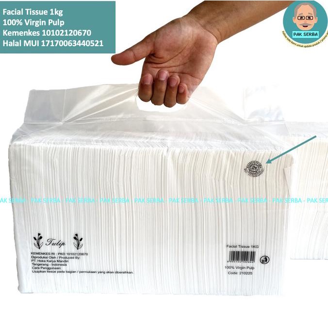 Tulip Facial Tissue 1kg / Tisu Wajah 1000gr