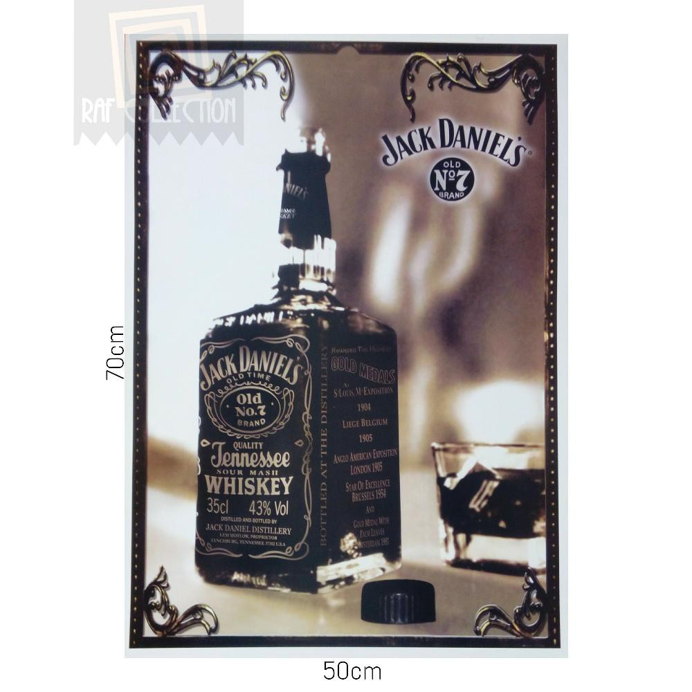 Unik POSTER JACK DANIEL 02 BAGUS