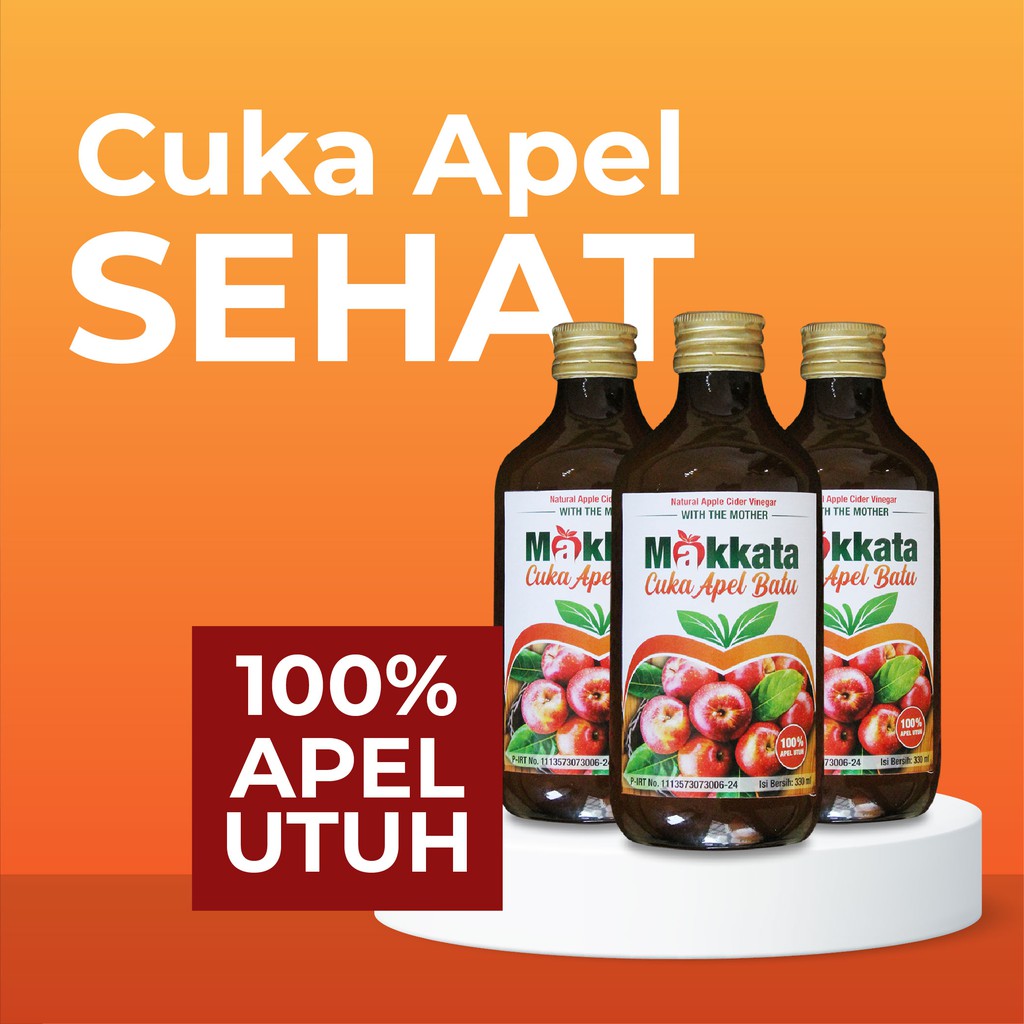 Jual Minuman Kesehatan APPLE CIDER VINEGAR ORIGINAL Cuka Apel Makkata ...