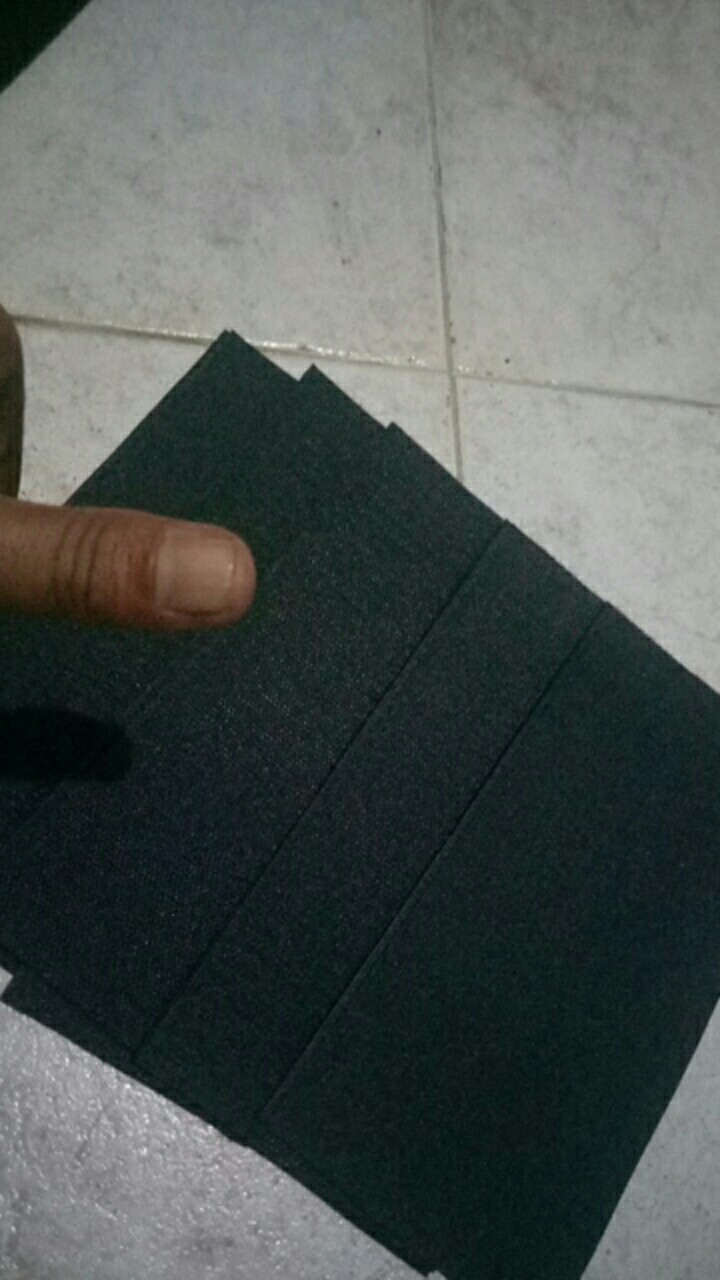 Velcro/perekat Hitam Ukuran 10 Cm