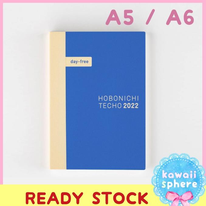 

Hobonichi Techo 2022 A5 / A6 Day Free | Hobonichi 2022 | Ready Stock