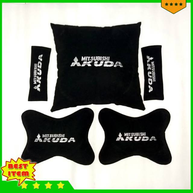 Bantal mobil mitsubishi kuda aksesoria interior