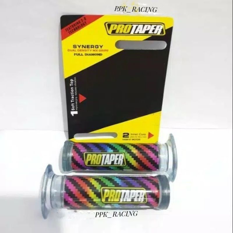 Grip Handgrip Carbon Rainbow Pelangi Protaper dan Domino Universal