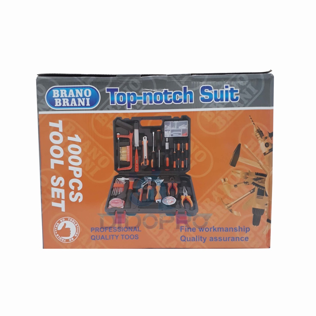 Hand Toolset Tool Kit Set Toolkit Toolbox Alat Tukang Perkakas Komplit Murah