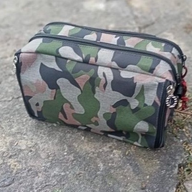 tas slempang motif army