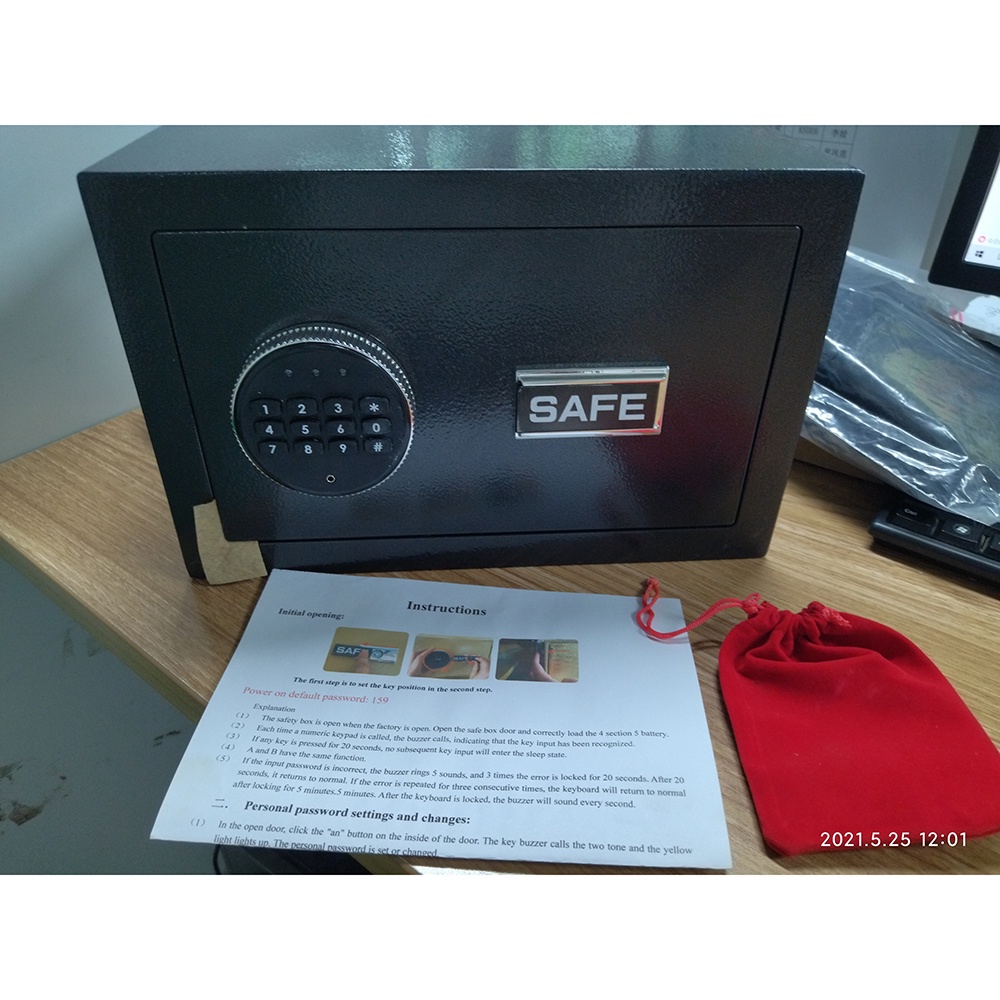 Kotak Brankas Safety Anti-theft Box Password 31x20x20cm LBX022