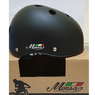 Terbaik Helm  Sepeda  Urban Warna Hitam Doff Hitam Glosy 