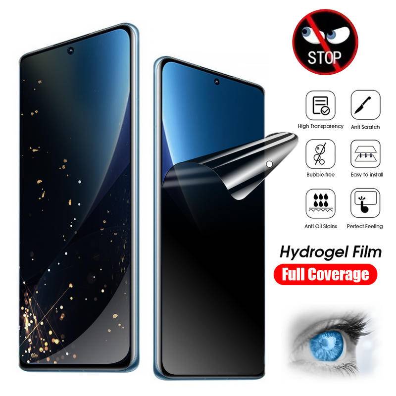 Pelindung Layar Hydrogel Anti Intip Untuk OPPO Reno 2 2Z 3 4 4SE 5 5K 6 7 7SE 8 Pro Plus Ace2