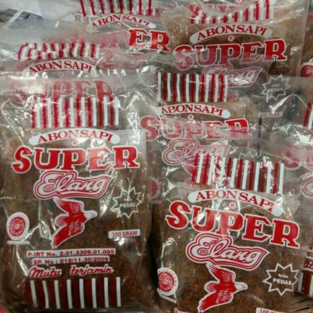 abon sapi super elang asli boyolali 100gr