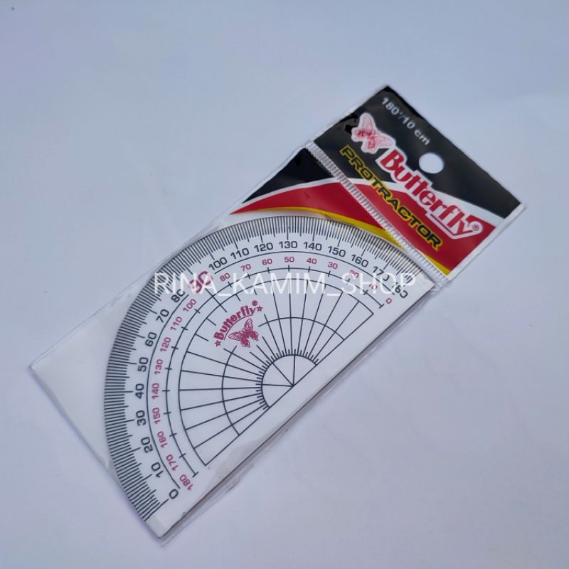 

Penggaris busur derajat Butterfly