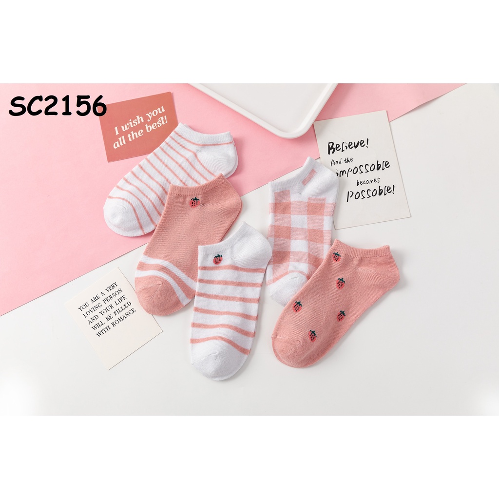 Minipetite SC2152 - SC2156  Kaus Kaos kaki katun lembut elastis ankle pendek colourfull anak 7 tahun sd dewasa