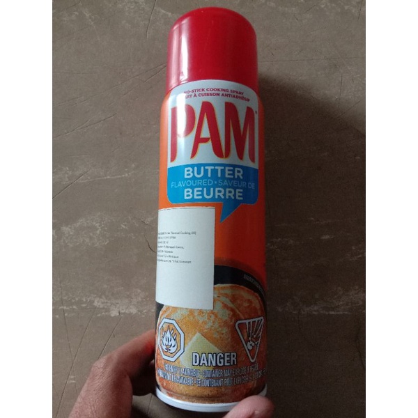 Pam butter beurre cooking oil spray 141 ml