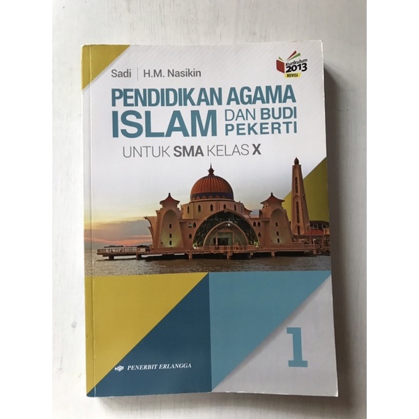 Pendidikan Agama Islam PAI Erlangga Kelas 10 X PRELOVED