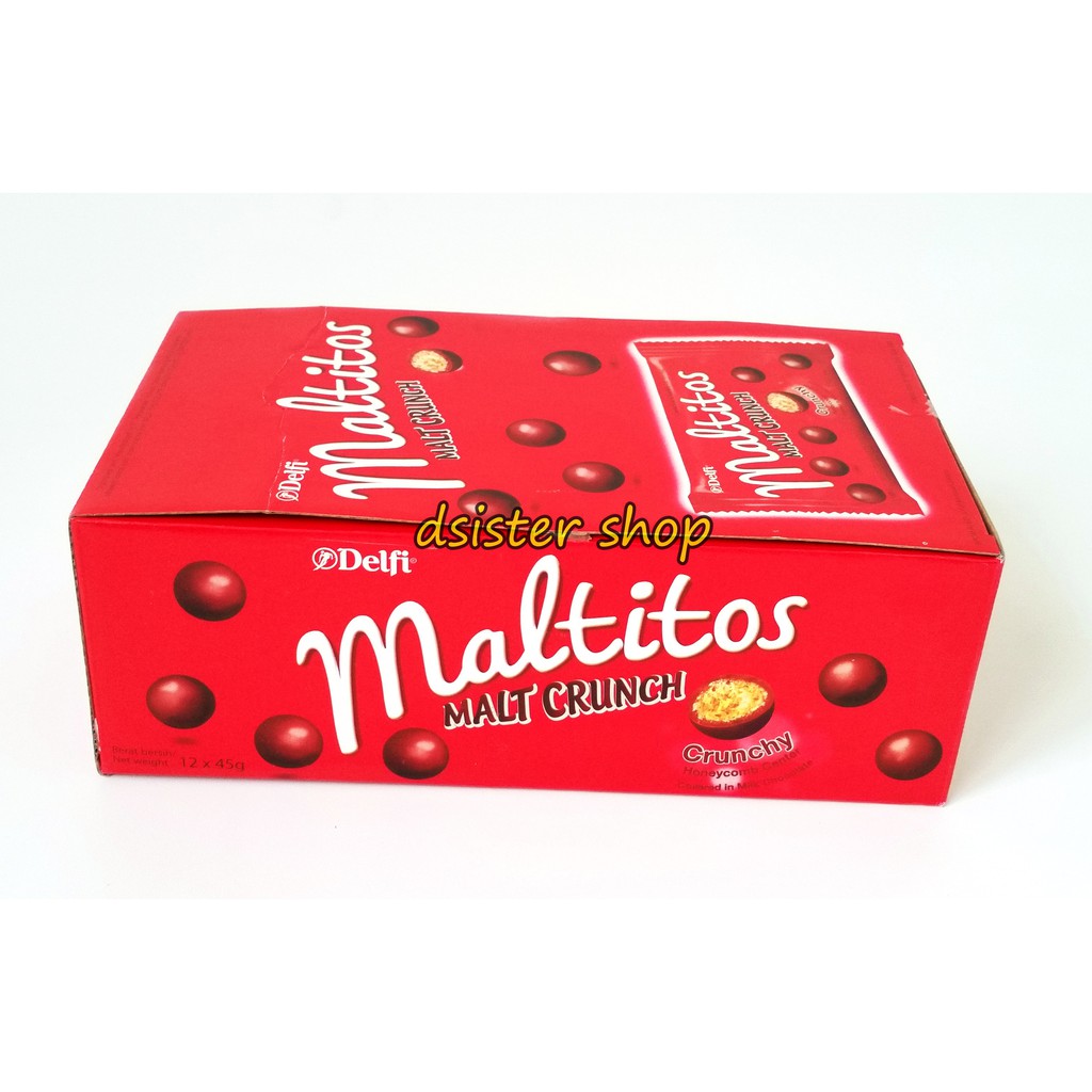 

Coklat Delfi Maltitos Malt Crunch BOX