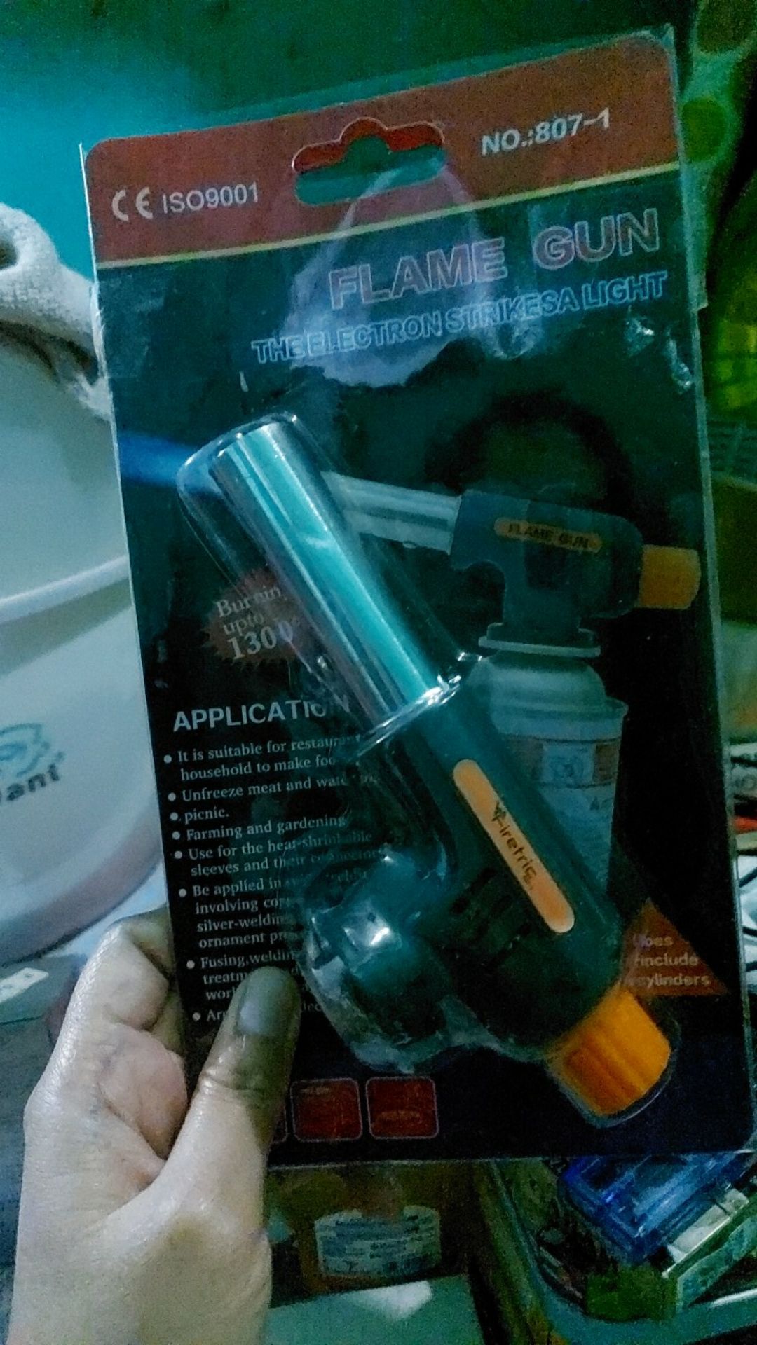 Portable Gas Torch Flare Flame Gun Pematik Api Powerfull