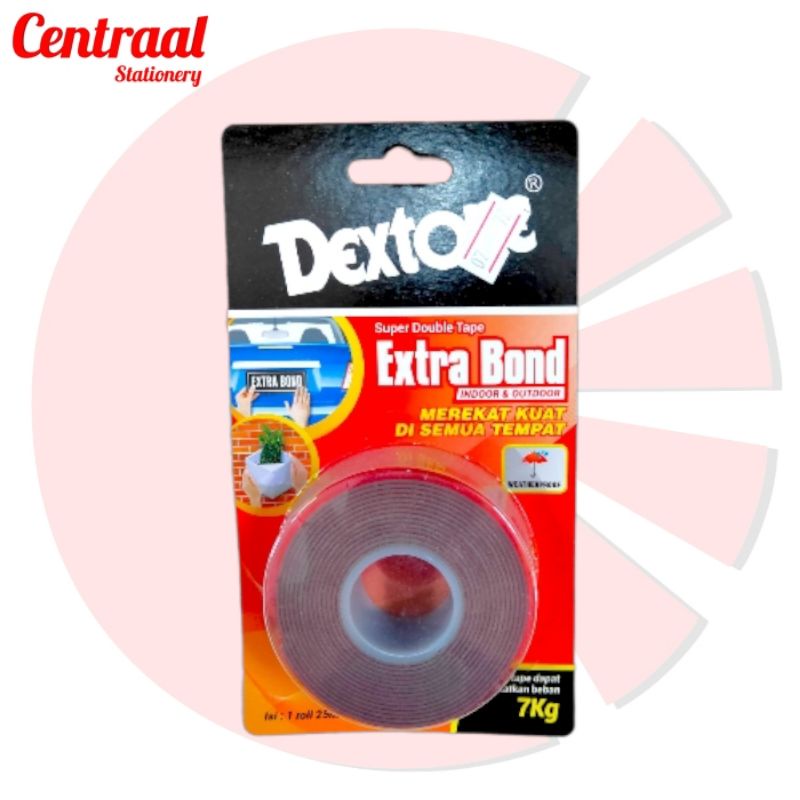 

Isolasi Bolak Balik Dextone Extra Merah 24mm