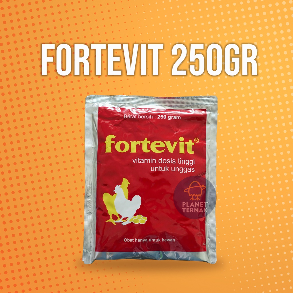 FORTEVIT MEDION 250 gr / Vitamin ayam, mengatasi Stres Ayam