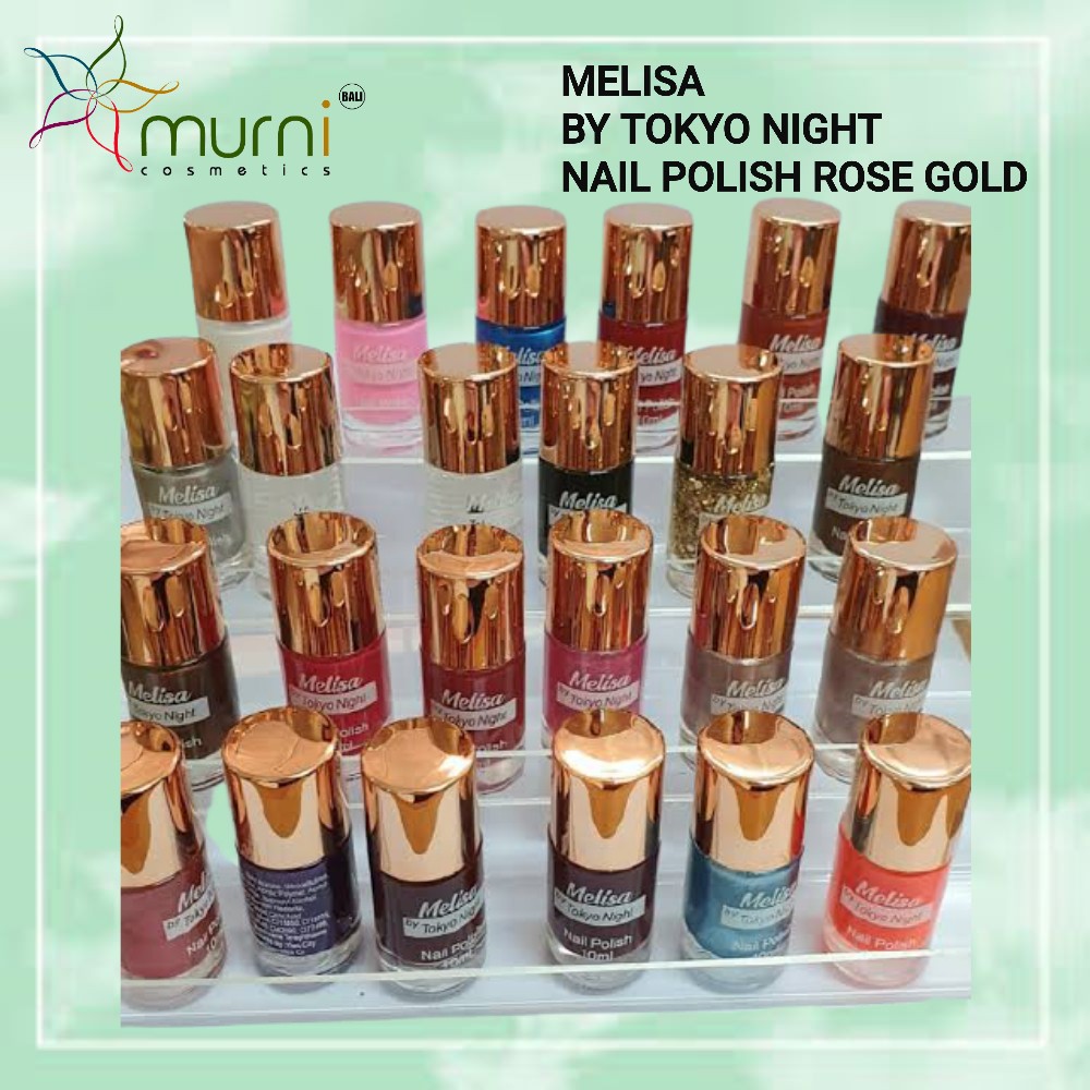 MELISA BY TOKYO NIGHT NAIL POLISH ROSE GOLD 10ML (13-24)