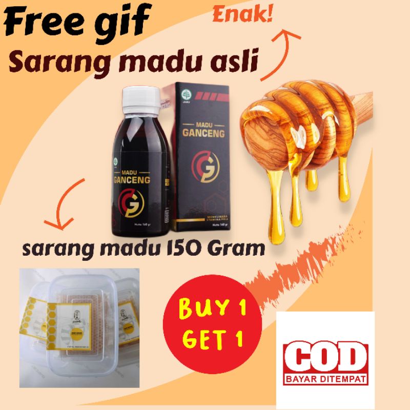 Madu ganceng/herbal premium stamina pria dewasa/ Madu herbal/obat kuwat pria dewasa